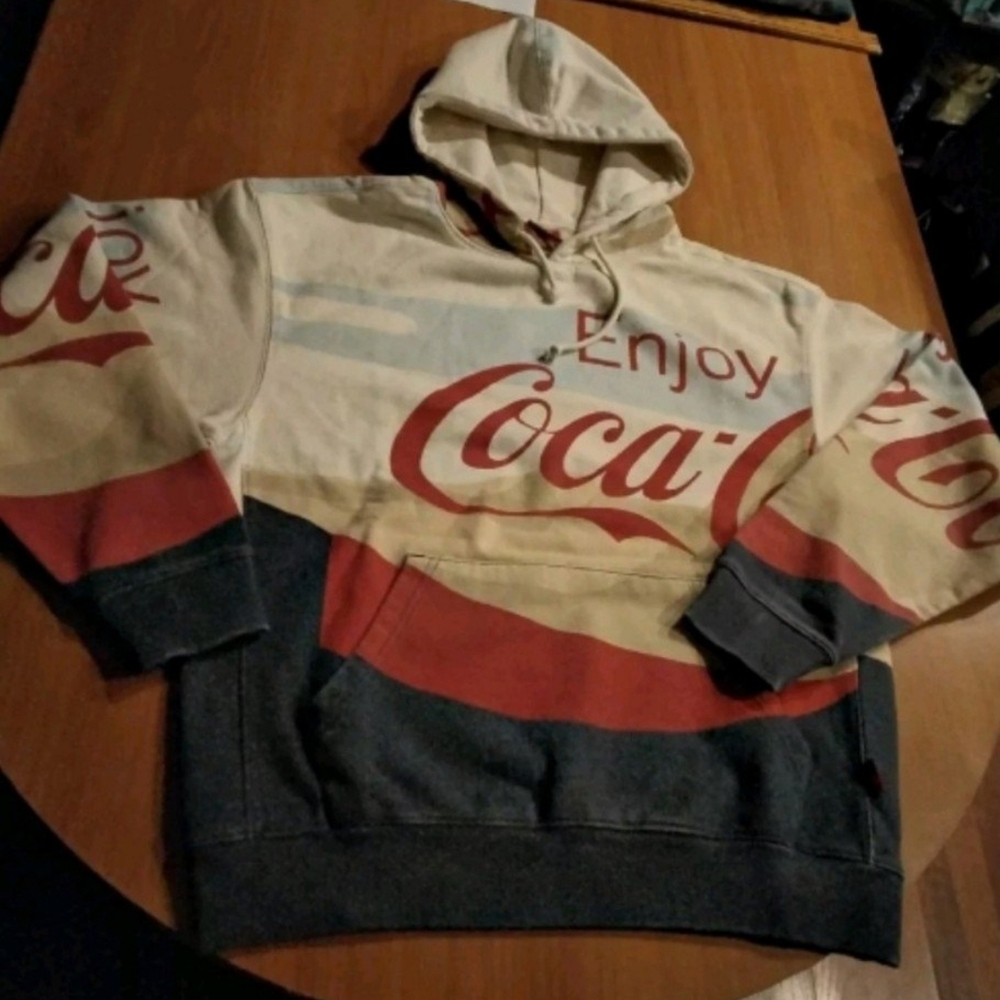 Kith x Coca Cola Hoodie. Like New RARE. Sold out Size L. Cross posted. If it is.